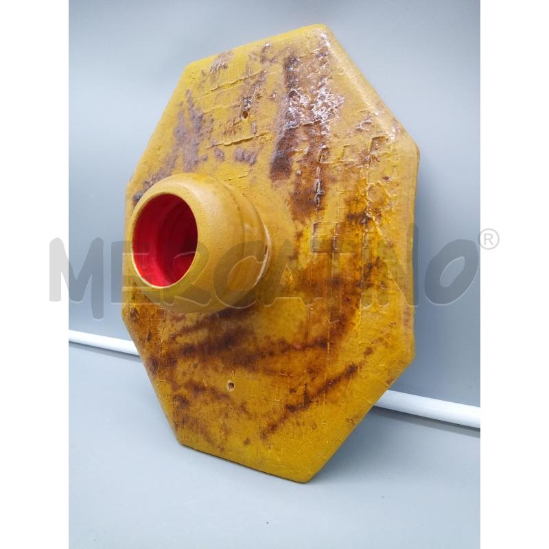 ATTACCA PANNI CERAMICA ANNI 70 OTTAGONALE OCRA | Mercatino dell'Usato Roma porta maggiore 2