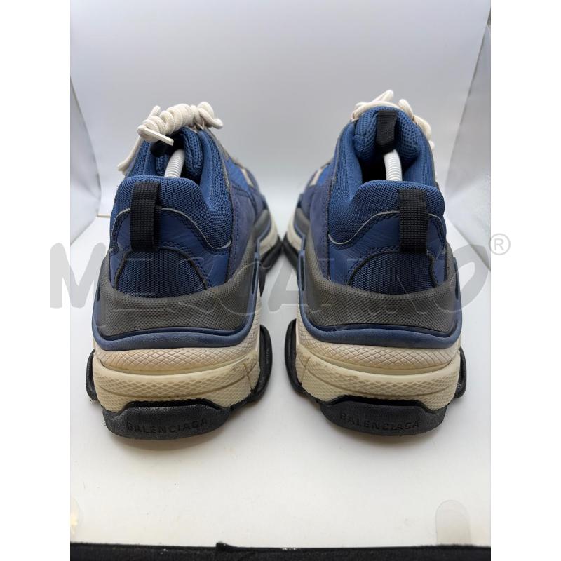 BALENCIAGA SNEAKERS DONNA BLU TRIPLE S DETT BIANCHI | Mercatino dell'Usato Roma porta maggiore 2