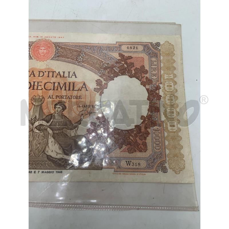 BANCONOTA DIECIMILA LIRE DANTE ALIGHIERI  | Mercatino dell'Usato Roma porta maggiore 4