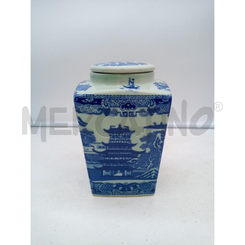 BARATTOLO CERAMICA ENG SCENE ORIENTALI BLU | Mercatino dell'Usato Roma porta maggiore 1