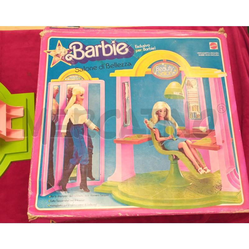 BARBIE SALONE DI BELLEZZA ALCUNI ACCESSORI MANCANTI | Mercatino dell'Usato Roma porta maggiore 1