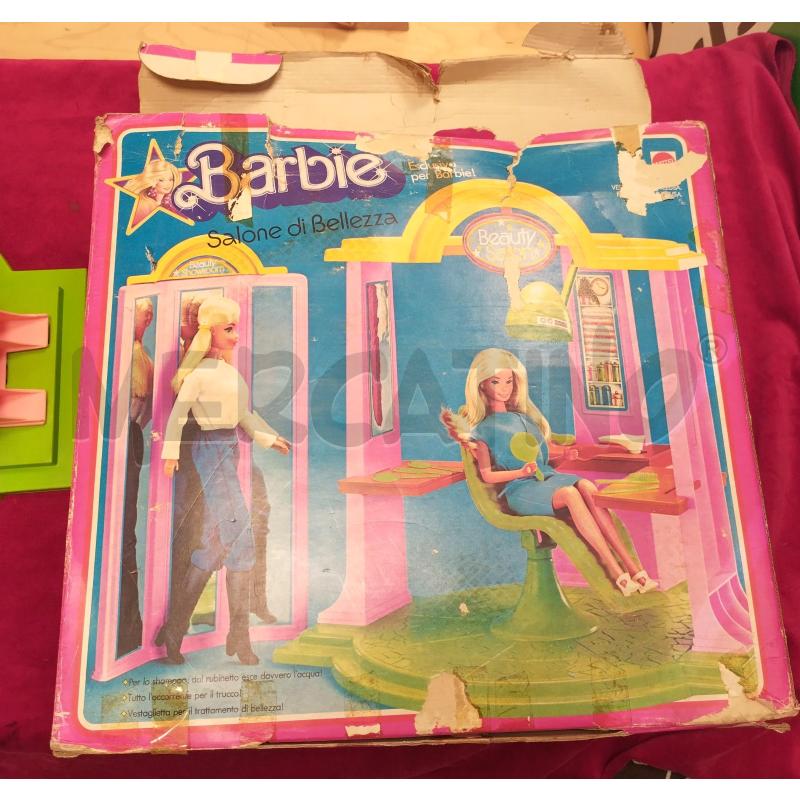 BARBIE SALONE DI BELLEZZA ALCUNI ACCESSORI MANCANTI | Mercatino dell'Usato Roma porta maggiore 2