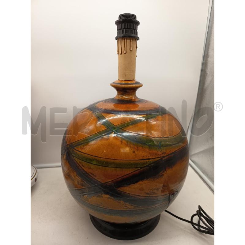 BASE LAMPADA CERAMICA SFERICA ZACCAGNINI | Mercatino dell'Usato Roma porta maggiore 1