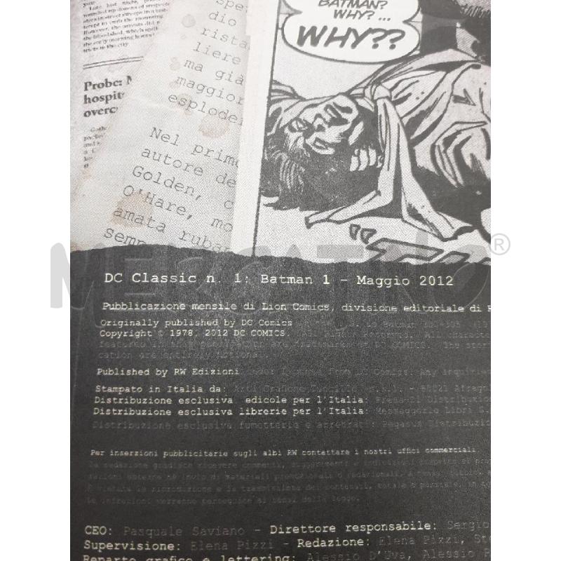 BATMAN DC CLASSIC NUMERI 1-29  | Mercatino dell'Usato Roma porta maggiore 5
