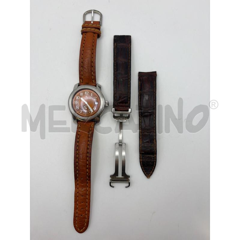 BAUME & MERCIER CAPELAND OROLOGIO QUADRANTE CARAMELLO AUTOMATICO | Mercatino dell'Usato Roma porta maggiore 1