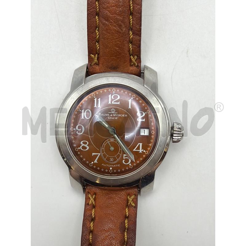 BAUME & MERCIER CAPELAND OROLOGIO QUADRANTE CARAMELLO AUTOMATICO | Mercatino dell'Usato Roma porta maggiore 4