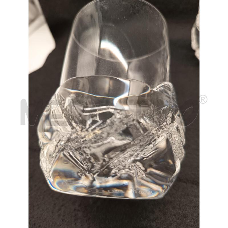 BICCHIERI CRISTALLO ICE CUBE DAUM FRANCE   | Mercatino dell'Usato Roma porta maggiore 4