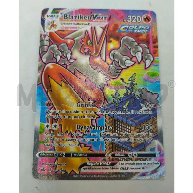 BLAZIKEN VMAX CHILLING REIGN 201/198 ITA LIGHT PLAYED | Mercatino dell'Usato Roma porta maggiore 1