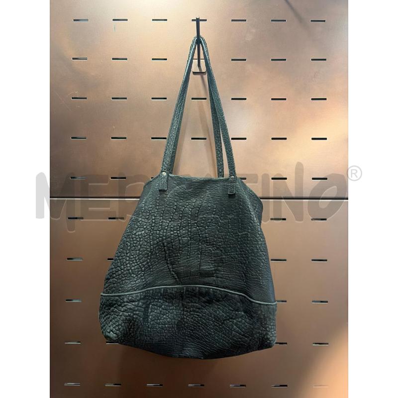BORSA LOL NERA PELLE 2 MANICI  | Mercatino dell'Usato Roma porta maggiore 2