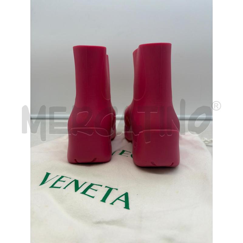 BOTTEGA VENETA STIVALI DONNA ROSA PIOGGIA PUDDLE BOOTS  | Mercatino dell'Usato Roma porta maggiore 3