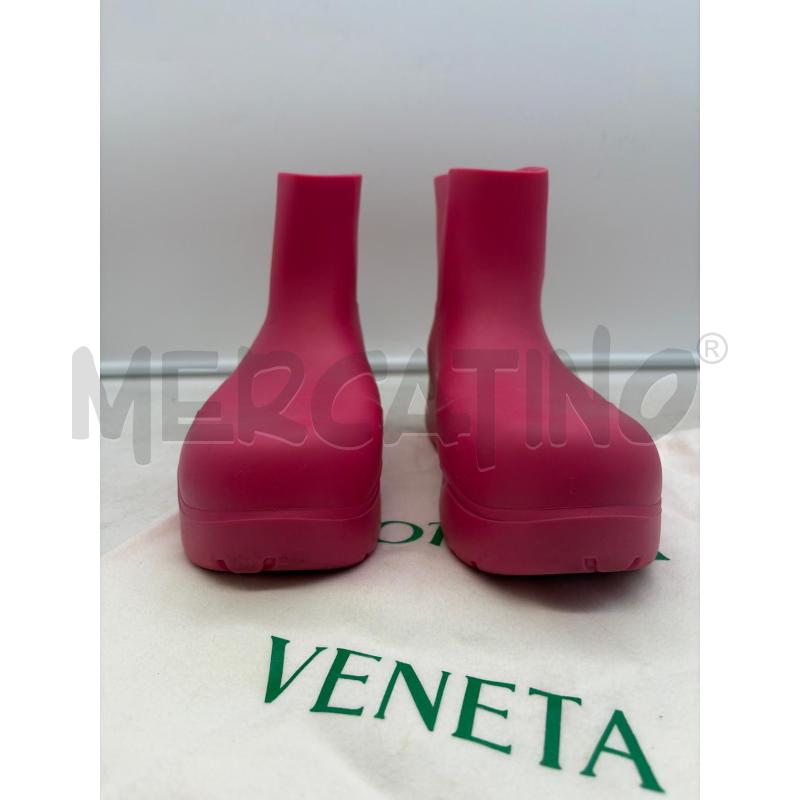 BOTTEGA VENETA STIVALI DONNA ROSA PIOGGIA PUDDLE BOOTS  | Mercatino dell'Usato Roma porta maggiore 4