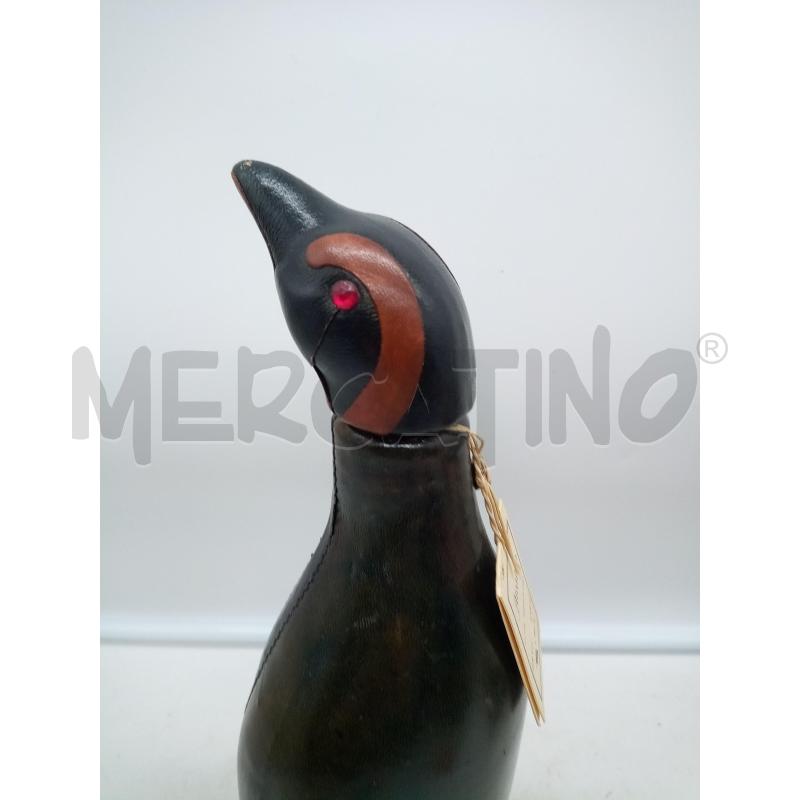 BOTTIGLIA CUOIO FORMA PINGUINO  | Mercatino dell'Usato Roma porta maggiore 3