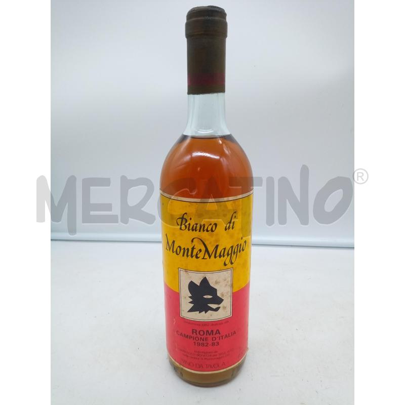 BOTTIGLIA VINO BIANCO DI MONTEMAGGIO ROMA CAMPIONE D'ITALIA 1982-83  | Mercatino dell'Usato Roma porta maggiore 1