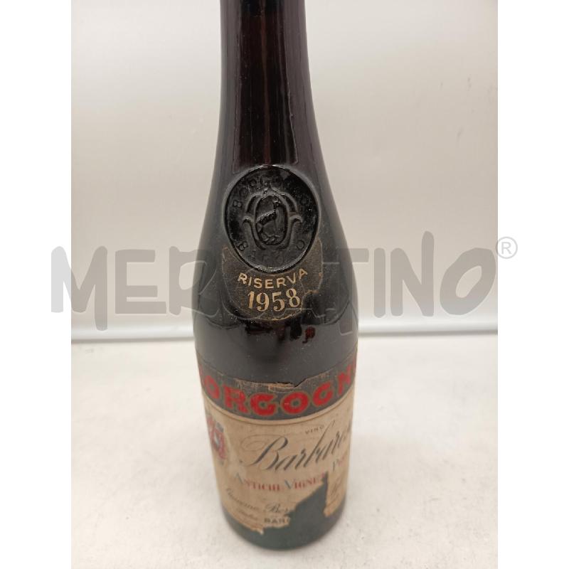 BOTTIGLIA VINO BORGOGNO RISERVA 1958 | Mercatino dell'Usato Roma porta maggiore 2