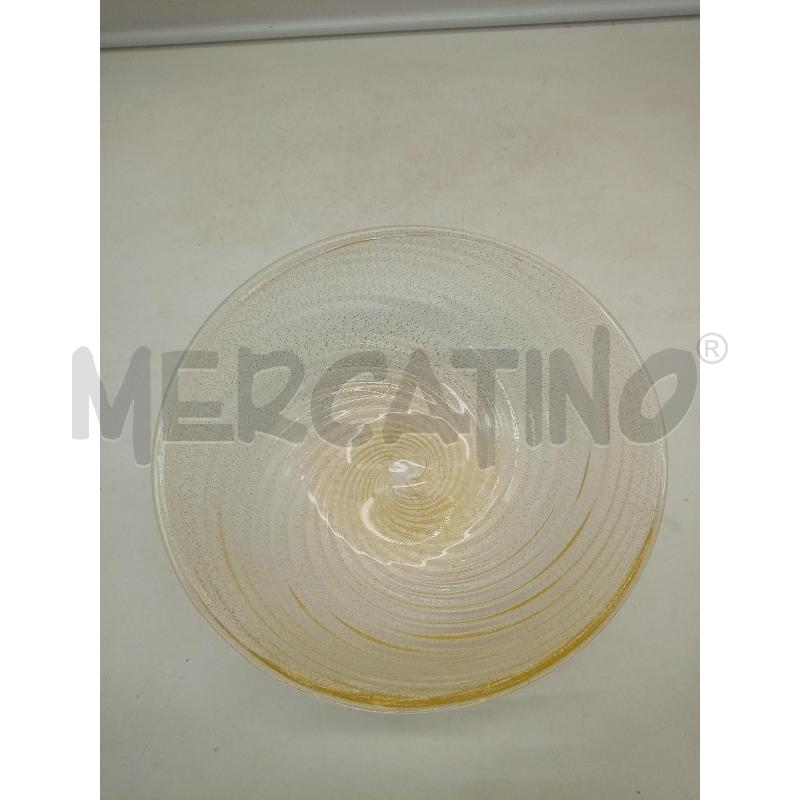 BOWL VETRO MURANO INCLUSIONI ORO FIRMATO  | Mercatino dell'Usato Roma porta maggiore 2