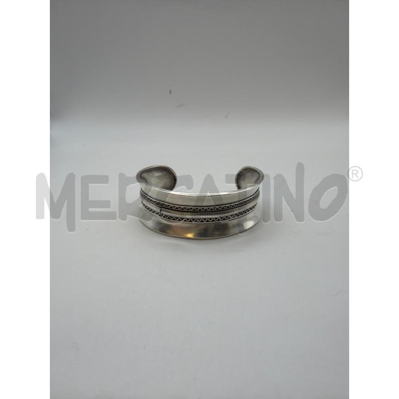 BRACCIALE 925 RIGIDO APERTO CORDINO CENTRALE | Mercatino dell'Usato Roma porta maggiore 1