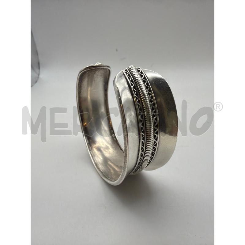 BRACCIALE 925 RIGIDO APERTO CORDINO CENTRALE | Mercatino dell'Usato Roma porta maggiore 4