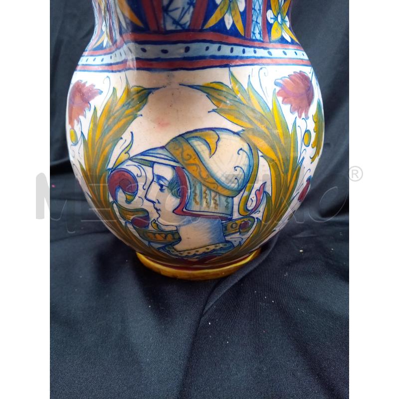 BROCCA CERAMICA T GUALDO SOLDATO PROFILO LUSTRO  | Mercatino dell'Usato Roma porta maggiore 4