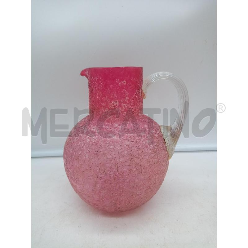 BROCCA VETRO SCAVO MAGENTA | Mercatino dell'Usato Roma porta maggiore 1