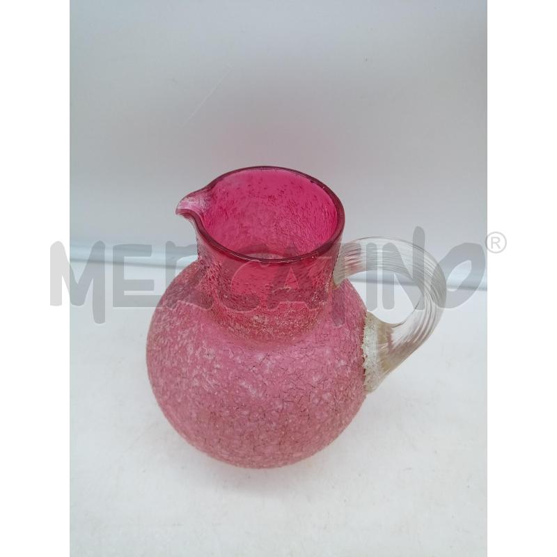 BROCCA VETRO SCAVO MAGENTA | Mercatino dell'Usato Roma porta maggiore 2