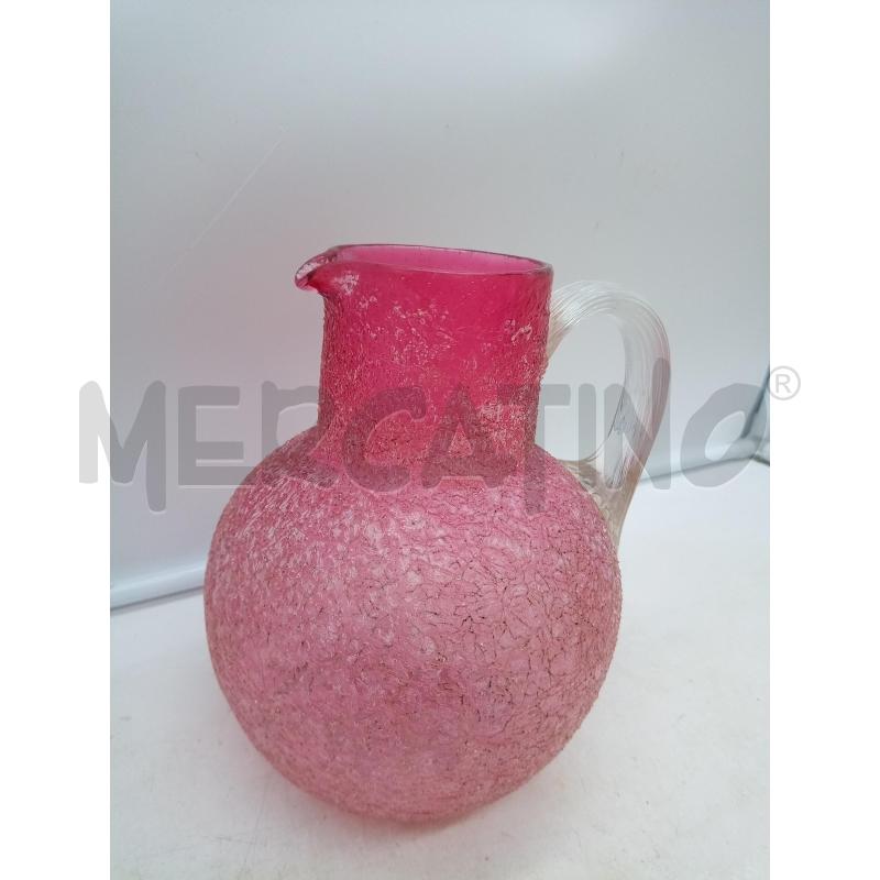 BROCCA VETRO SCAVO MAGENTA | Mercatino dell'Usato Roma porta maggiore 3