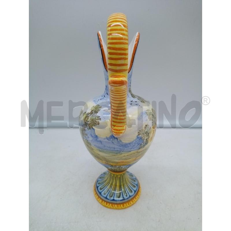 BROCCHETTA CERAMICA CASTELLI PAESAGGIO DIPINTO | Mercatino dell'Usato Roma porta maggiore 4