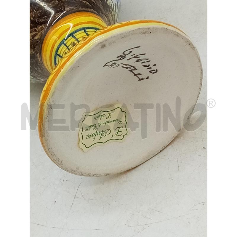 BROCCHETTA CERAMICA CASTELLI PAESAGGIO DIPINTO | Mercatino dell'Usato Roma porta maggiore 5