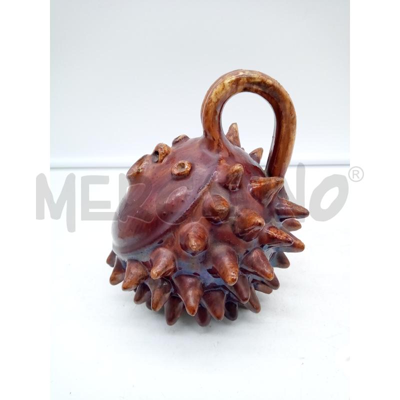 BROCCHETTA CERAMICA TIPO SEMINARA FORMA RICCIO | Mercatino dell'Usato Roma porta maggiore 3
