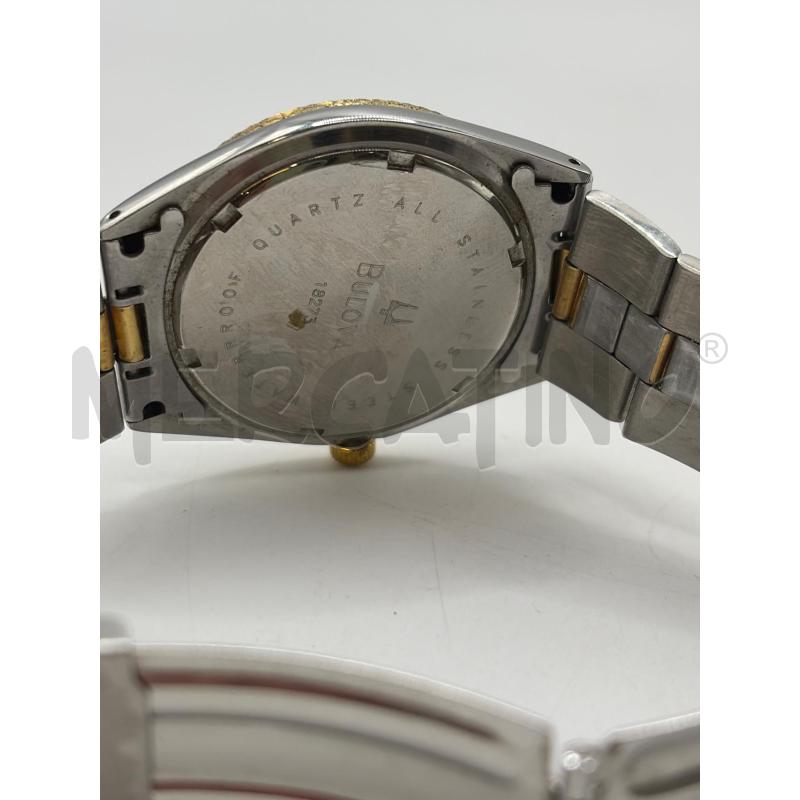 BULOVA QUARTZ OROLOGIOQUADRANTE DORATO CINTURINO ACCIAIO E DORATO | Mercatino dell'Usato Roma porta maggiore 3