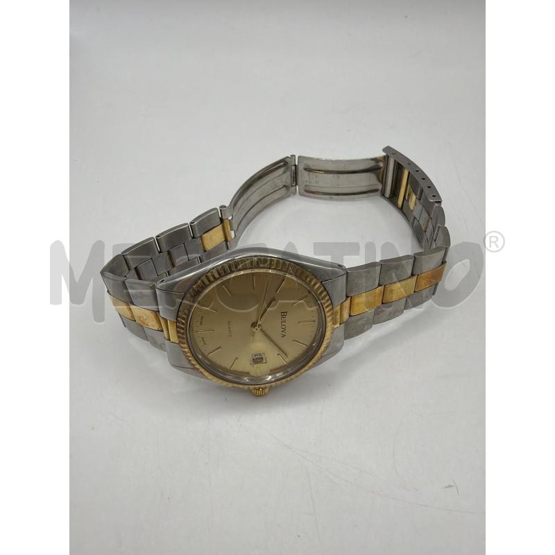 BULOVA QUARTZ OROLOGIOQUADRANTE DORATO CINTURINO ACCIAIO E DORATO | Mercatino dell'Usato Roma porta maggiore 4