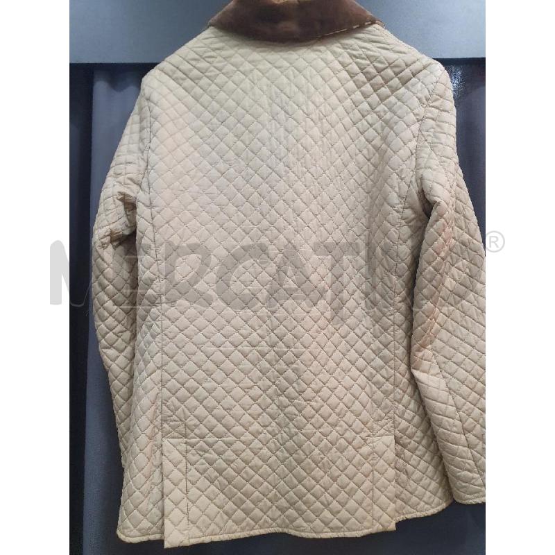 BURBERRY GIACCA DONNA BEIGE TRAP COLLETTO MARRONE VELLUTO | Mercatino dell'Usato Roma porta maggiore 2
