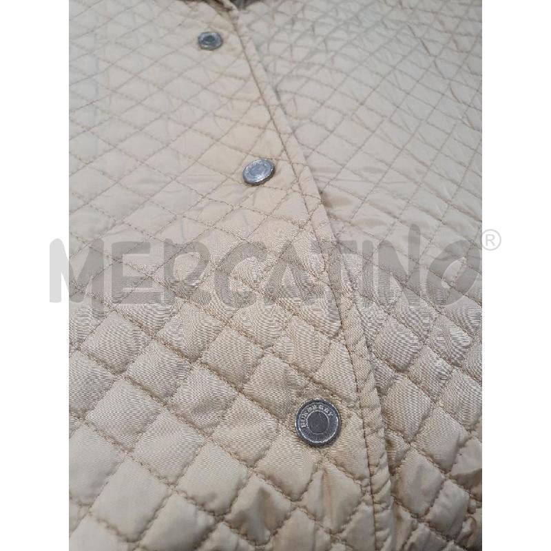BURBERRY GIACCA DONNA BEIGE TRAP COLLETTO MARRONE VELLUTO | Mercatino dell'Usato Roma porta maggiore 4