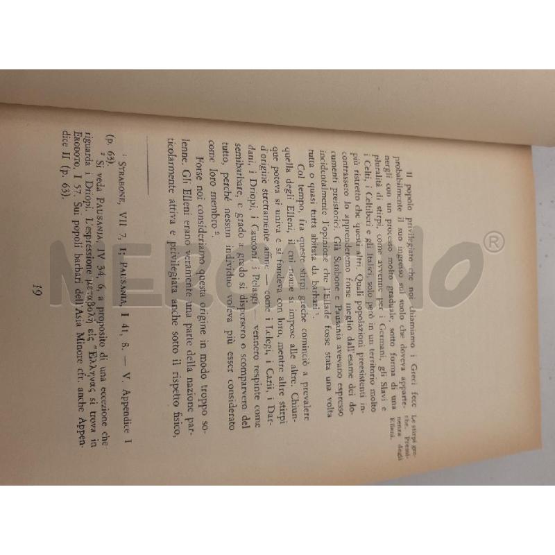 BURCKHARDT - STORIA DELLA CIVILTÀ GRECA - DUE VOLUMI  | Mercatino dell'Usato Roma porta maggiore 5