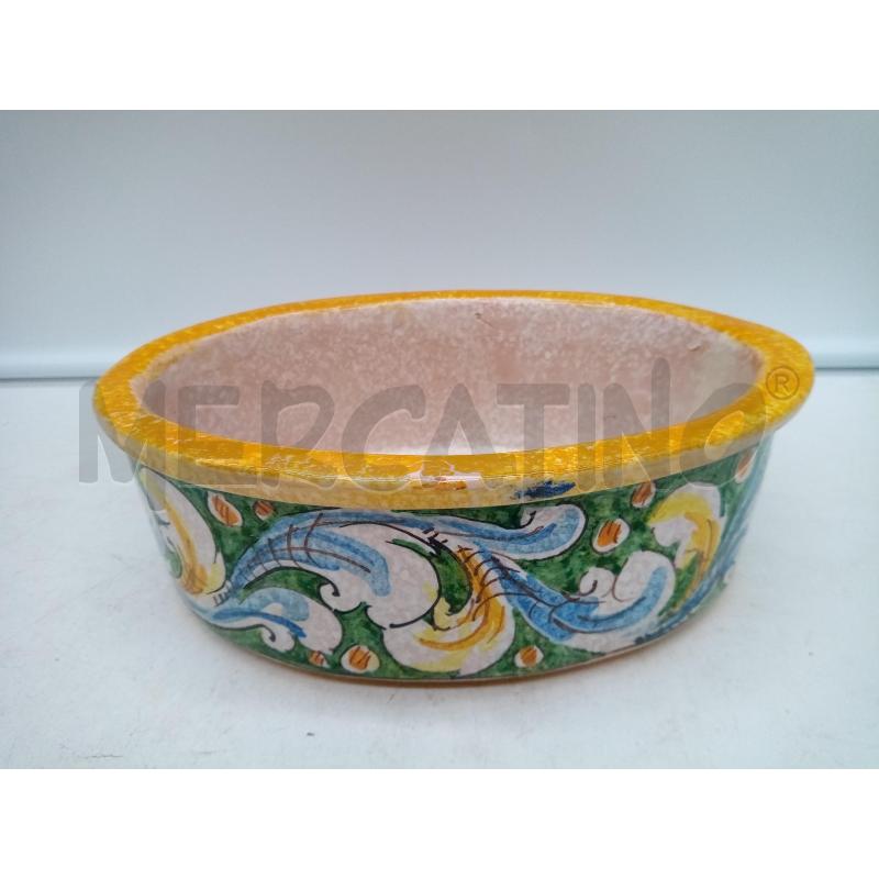 CACHEPOT CERAMICA CALTAGIRONE  | Mercatino dell'Usato Roma porta maggiore 2