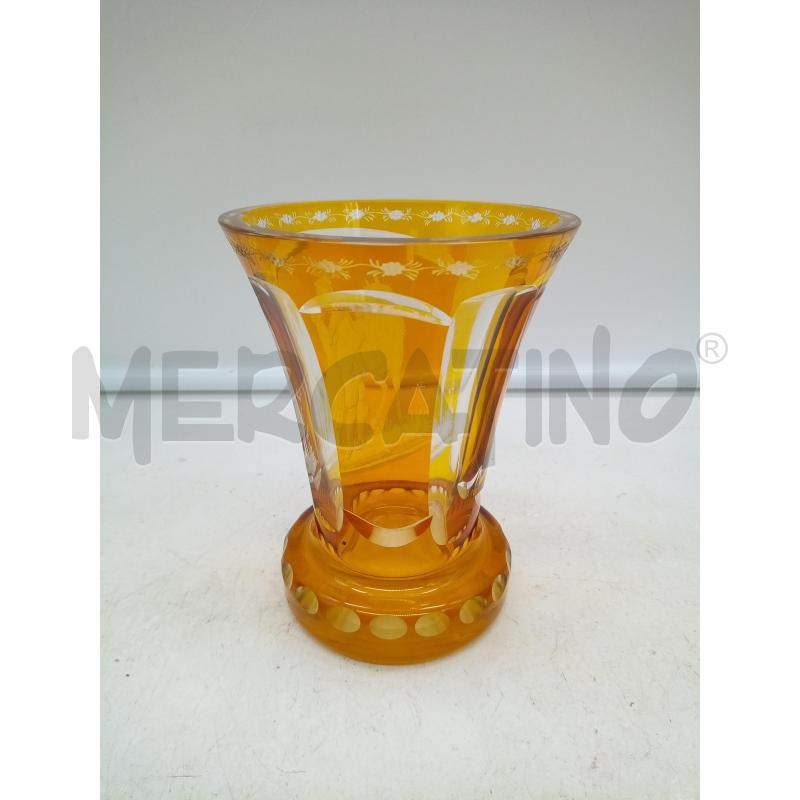 CALICE BIEDERMEIER GIALLO MOLATURA INNAMORATI | Mercatino dell'Usato Roma porta maggiore 4