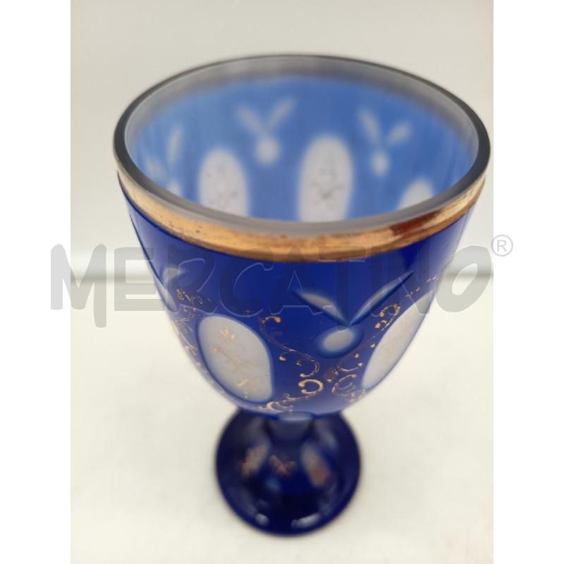 CALICE DA COLLEZIONE BIEDERMEIER BLU | Mercatino dell'Usato Roma porta maggiore 2