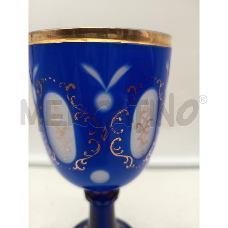 CALICE DA COLLEZIONE BIEDERMEIER BLU | Mercatino dell'Usato Roma porta maggiore 3