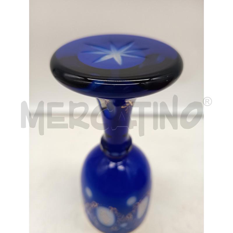 CALICE DA COLLEZIONE BIEDERMEIER BLU | Mercatino dell'Usato Roma porta maggiore 5