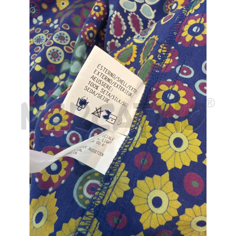 CAMICIA PAUL & SHARK UOMO BLU FANTASIA FLOREALE COLORATA MANICHE CORTE SETA | Mercatino dell'Usato Roma porta maggiore 4