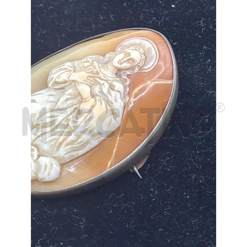 CAMMEO MADONNA CORNICE ARGENTATA DIFETTO | Mercatino dell'Usato Roma porta maggiore 3