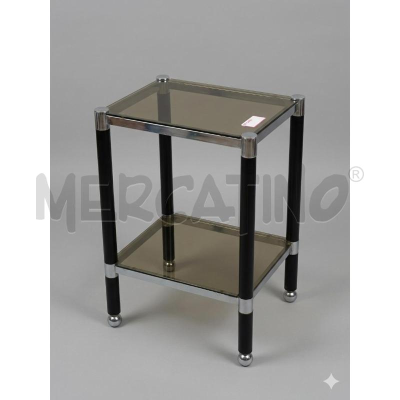 CARRELLO 2 RIP.VETRO STRUTT. ARGENTO | Mercatino dell'Usato Roma porta maggiore 1