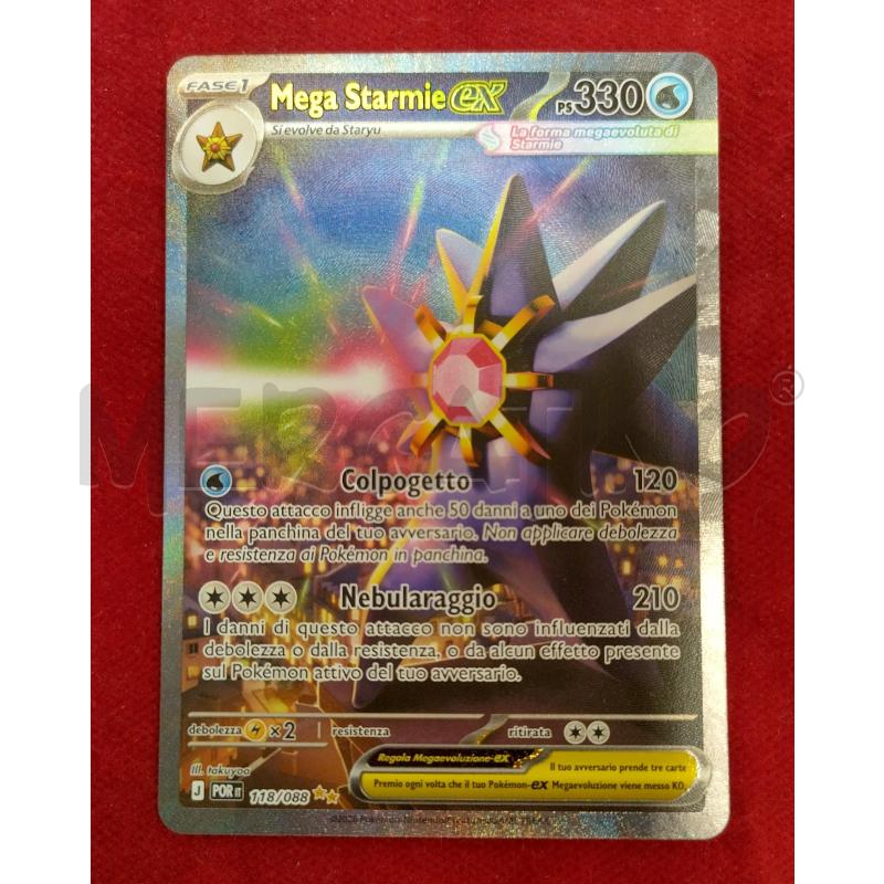 CARTA POKEMON MEGA STARMIE EX POR 118 | Mercatino dell'Usato Roma porta maggiore 1