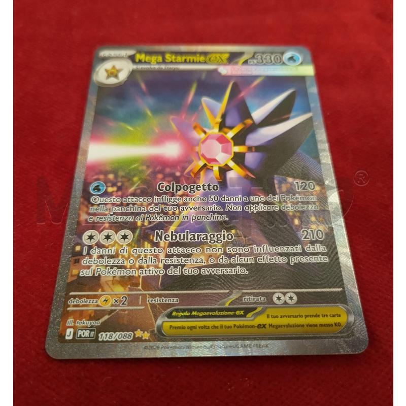 CARTA POKEMON MEGA STARMIE EX POR 118 | Mercatino dell'Usato Roma porta maggiore 4