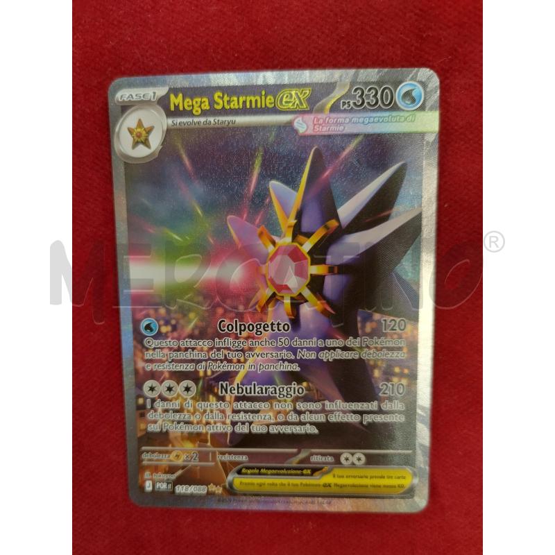 CARTA POKEMON MEGA STARMIE EX POR 118 | Mercatino dell'Usato Roma porta maggiore 5