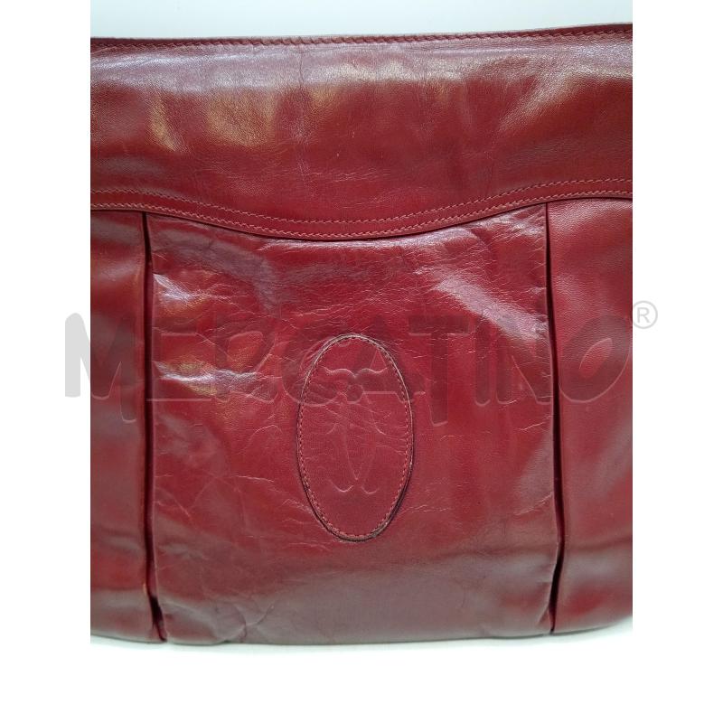 CARTIER BORSA DONNA PELLE MARRONE INT FODERA ROSA  | Mercatino dell'Usato Roma porta maggiore 2