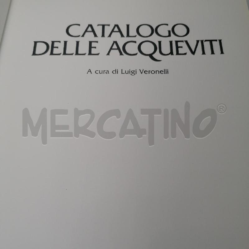 CATALOGO DELLE ACQUAVITI 1985 | Mercatino dell'Usato Roma porta maggiore 4