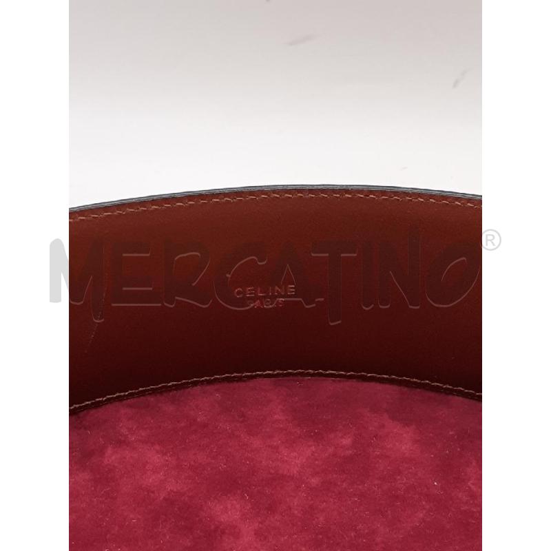 CELINE CINTURA MARRONE PELLE FASCIA ALTA CHIUSURA CATENA DORATA LOGO | Mercatino dell'Usato Roma porta maggiore 3
