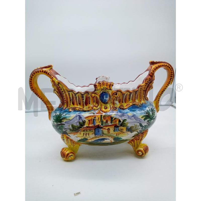 CENTROTAVOLA CERAMICA ALBISSOLA PUTTI DIPINTI | Mercatino dell'Usato Roma porta maggiore 3
