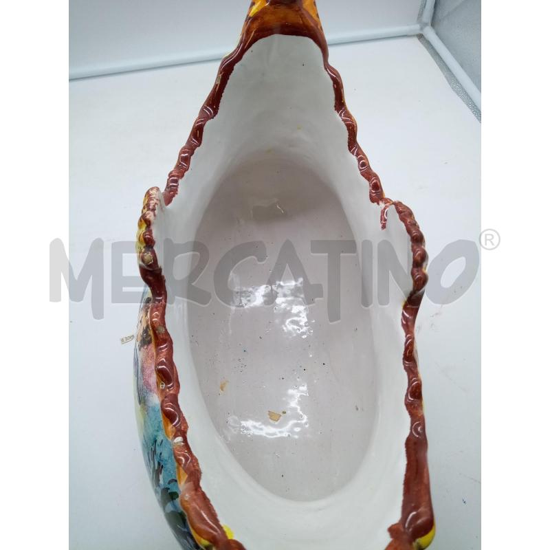 CENTROTAVOLA CERAMICA ALBISSOLA PUTTI DIPINTI | Mercatino dell'Usato Roma porta maggiore 5