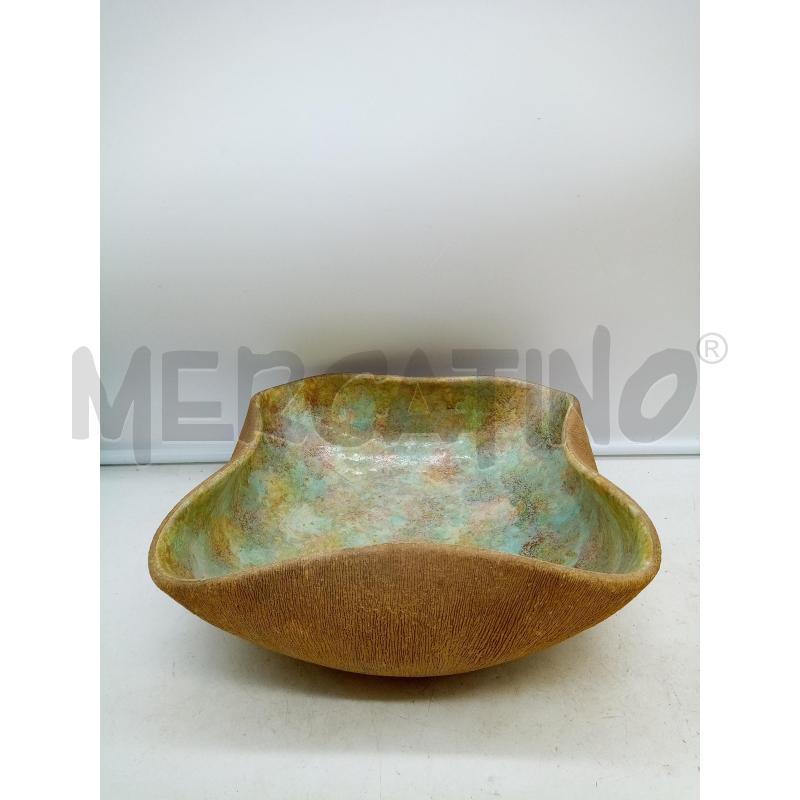CENTROTAVOLA CERAMICA '50 TONI VERDI  | Mercatino dell'Usato Roma porta maggiore 1